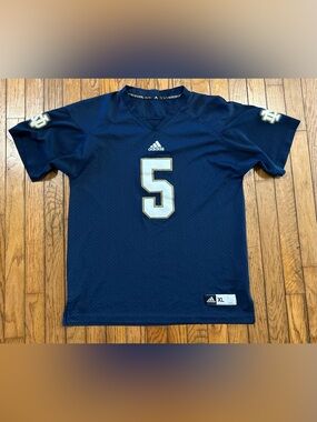 Adidas Notre Dame Fighting Irish #5 Football Jersey Youth XL